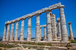 Cape Sounio and the Temple of Poseidon near Athens