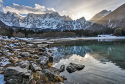 A Lake in Tarvisio, Italy near the Slovenian Border 20200127-Slovenia--241-A.jpg
